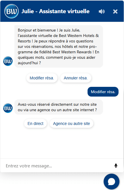 chatbot best western